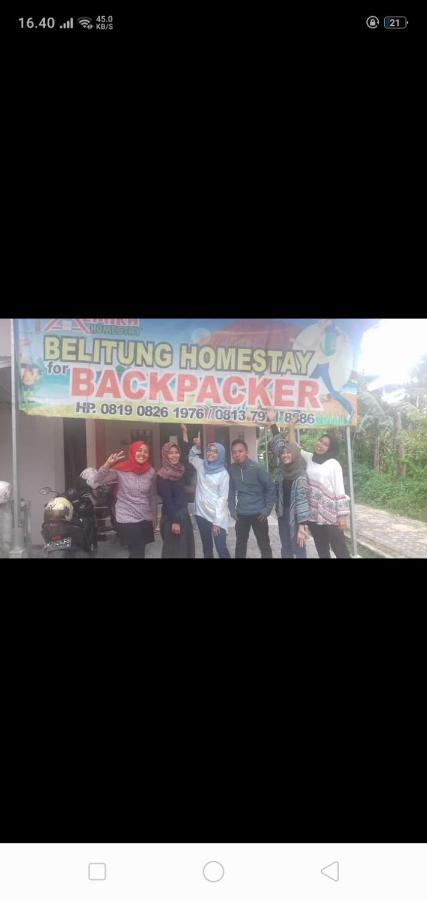 Ferienwohnung Belitung Backpacker Tanjung Pandan Exterior foto